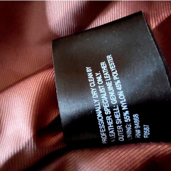 Bernardo Genuine Leather Button-Up Jacket PS Brown - Picture 6 of 6